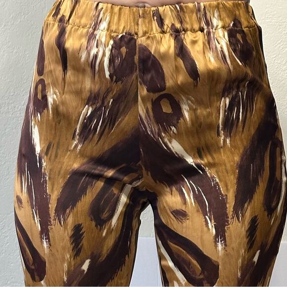 MARNI Wild Bunch Sablé Pants Cropped Flared Pyjama size IT 36 - Picture 4 of 13